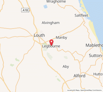 Map of Legbourne, EnglandEngland