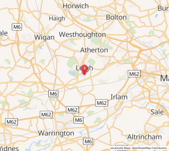 Map of Leigh, EnglandEngland