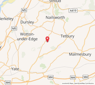 Map of Leighterton, EnglandEngland