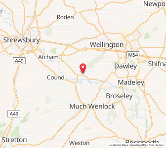 Map of Leighton, EnglandEngland