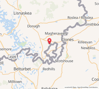Map of Leitrim, Northern IrelandNorthern Ireland