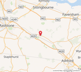 Map of Lenham, EnglandEngland