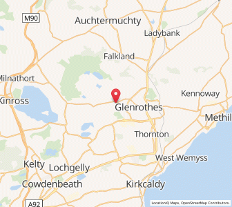 Map of Leslie, ScotlandScotland