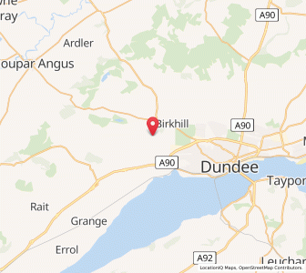 Map of Liff, ScotlandScotland