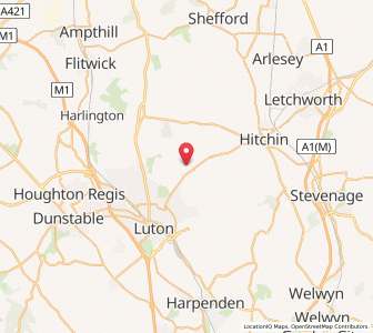 Map of Lilley, EnglandEngland