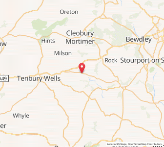 Map of Lindridge, EnglandEngland