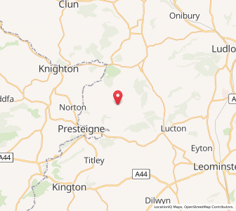 Map of Lingen, EnglandEngland