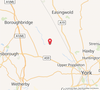 Map of Linton upon Ouse, EnglandEngland