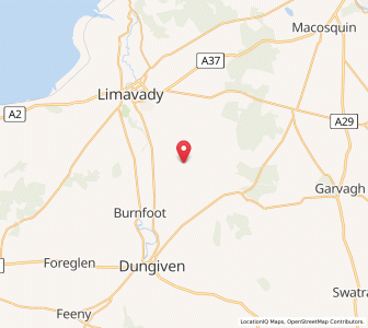 Map of Lislane, Northern IrelandNorthern Ireland