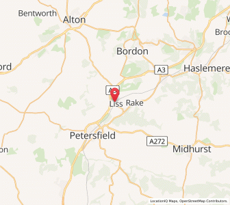 Map of Liss, EnglandEngland