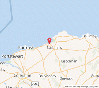 Map of Lissanduff, Northern IrelandNorthern Ireland