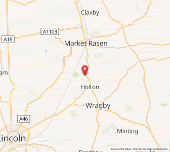 Map of Lissington, EnglandEngland