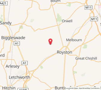 Map of Litlington, EnglandEngland