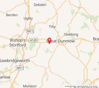 Map of Little Canfield, EnglandEngland