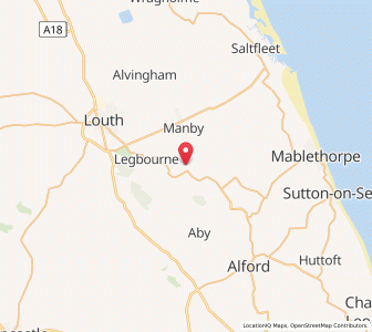 Map of Little Carlton, EnglandEngland