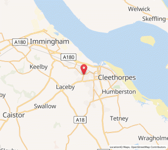 Map of Little Coates, EnglandEngland