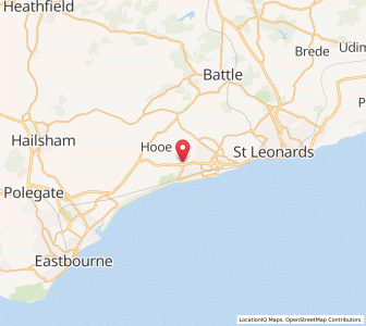 Map of Little Common, EnglandEngland