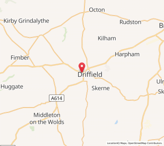 Map of Little Driffield, EnglandEngland