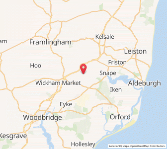 Map of Little Glenham, EnglandEngland