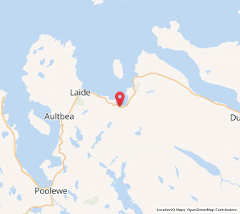 Map of Little Gruinard, ScotlandScotland