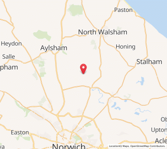 Map of Little Hautbois, EnglandEngland