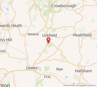 Map of Little Horsted, EnglandEngland