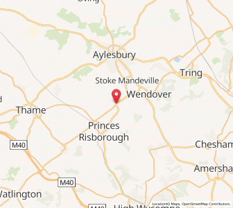 Map of Little Kimble, EnglandEngland