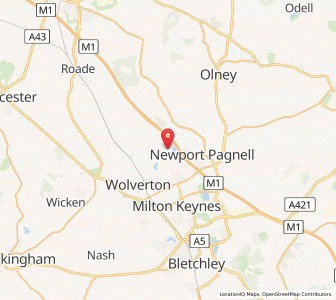 Map of Little Linford, EnglandEngland