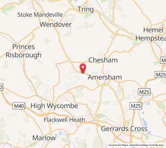 Map of Little Missenden, EnglandEngland