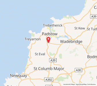 Map of Little Petherick, EnglandEngland