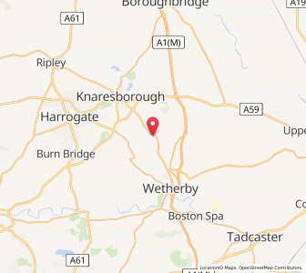 Map of Little Ribston, EnglandEngland