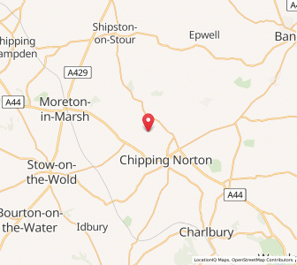 Map of Little Rollright, EnglandEngland