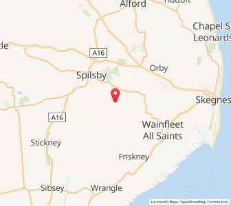 Map of Little Steeping, EnglandEngland