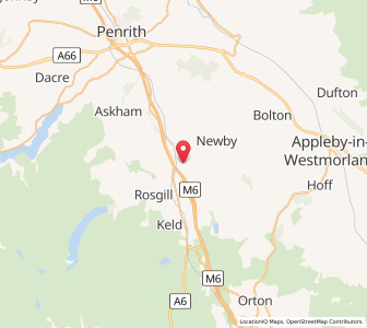 Map of Little Strickland, EnglandEngland