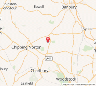 Map of Little Tew, EnglandEngland