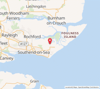Map of Little Wakering, EnglandEngland