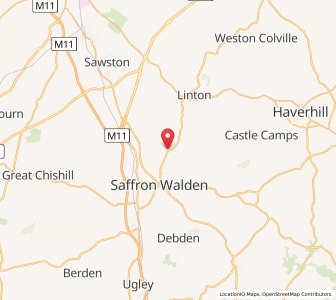 Map of Little Walden, EnglandEngland