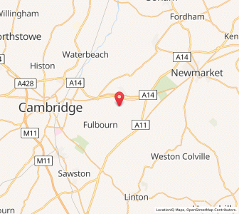 Map of Little Wilbraham, EnglandEngland