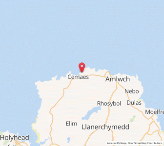 Map of Llanbadrig, WalesWales