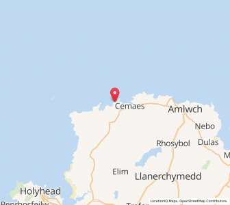 Map of Llanddeusant, WalesWales