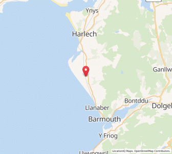 Map of Llanenddwyn, WalesWales