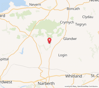 Map of Llangolman, WalesWales