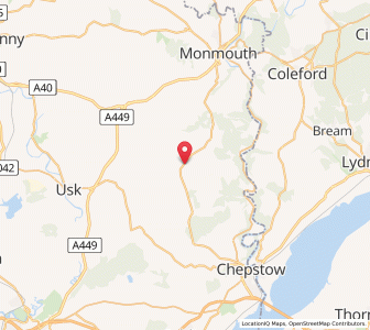 Map of Llanishen, WalesWales