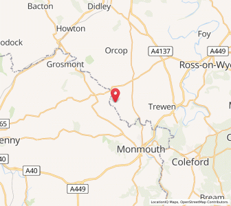 Map of Llanrothal, EnglandEngland