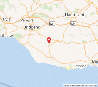 Map of Llysworney, WalesWales