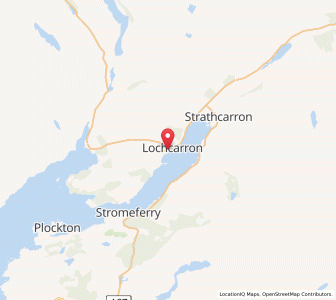 Map of Lochcarron, ScotlandScotland