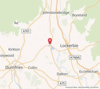 Map of Lochmaben, ScotlandScotland