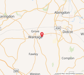 Map of Lockinge, EnglandEngland