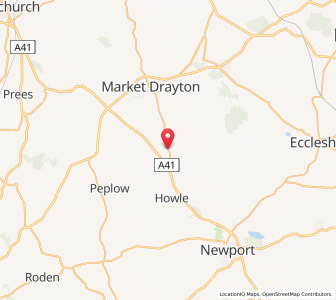 Map of Lockleywood, EnglandEngland