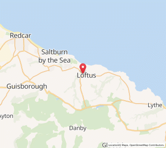 Map of Loftus, EnglandEngland